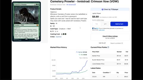 Voja CEDH deck cause 500% card price increase?