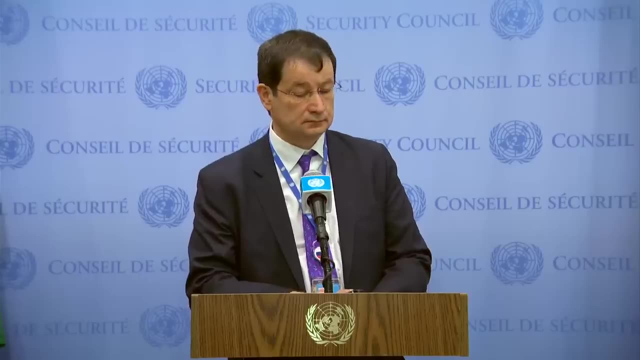 Russia on Nord Stream Pipeline, Media Stakeout, Security Council, United Nations