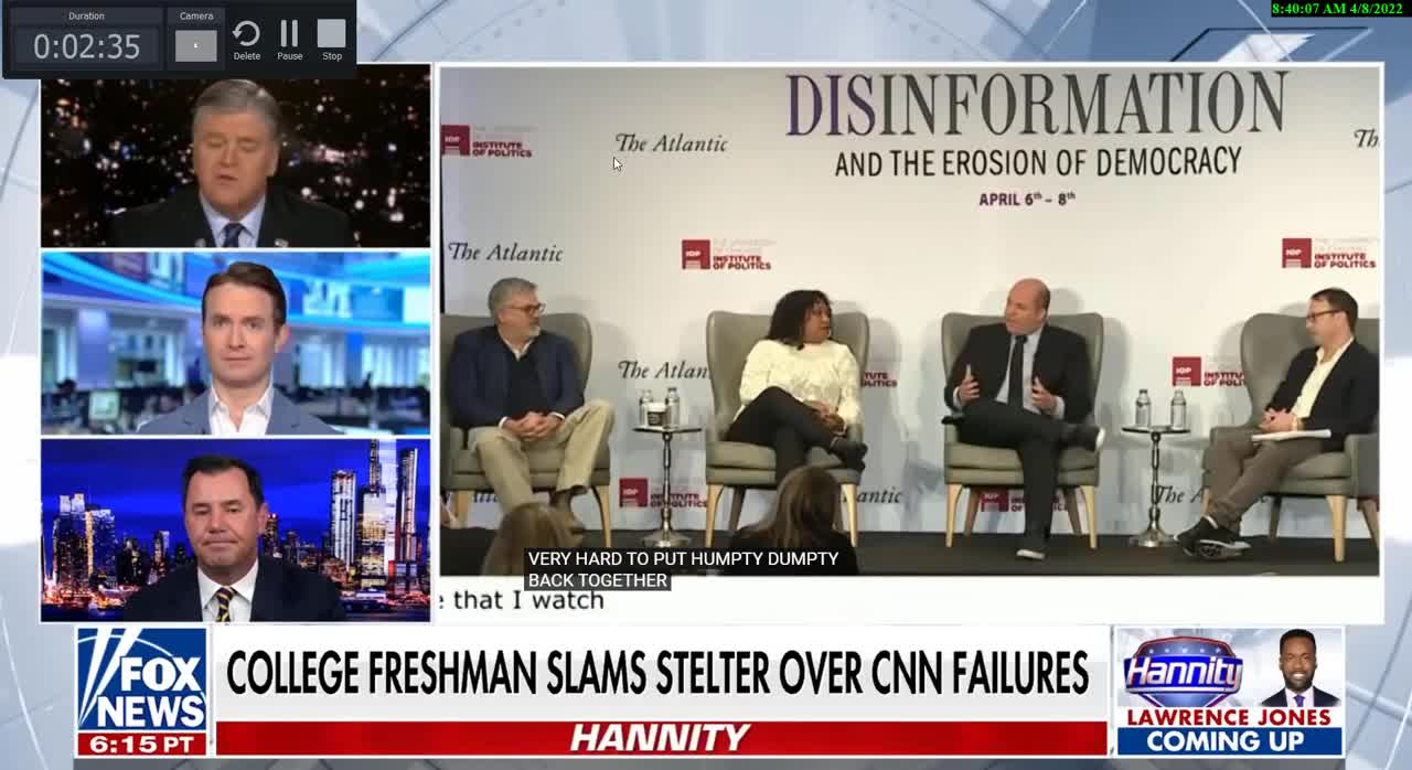 Brian Stelter vs #college freshman