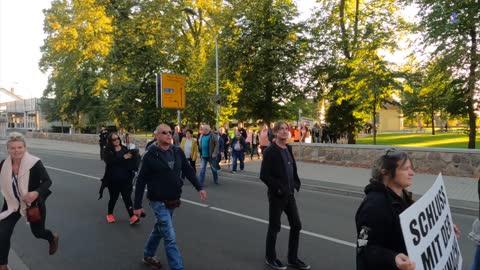 Demmin - Eröffnung der Versammlung und Aufzug zum Marktplatz 22-09-2022