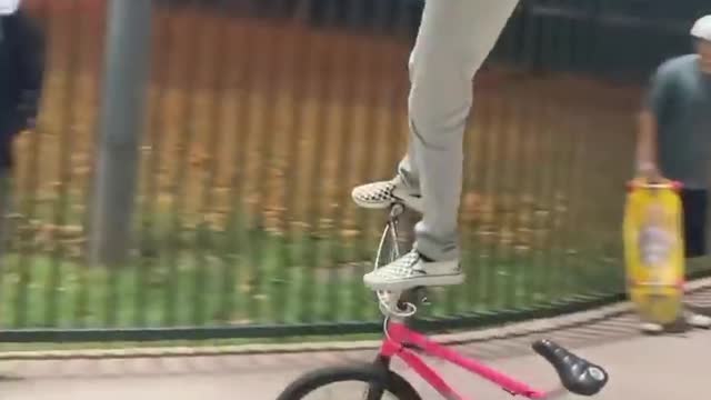 Amazing bike skills