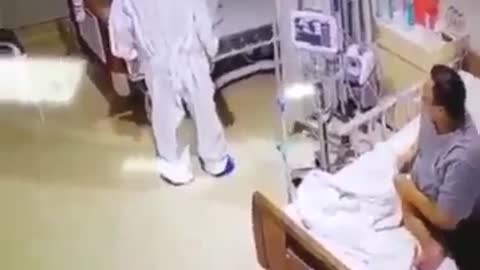 OMG PATIENT SHOCKED TO SEE CORONA VIRUS UNIFORM