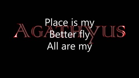 Agathyus ¬ Better fly (official lyrics & audio)