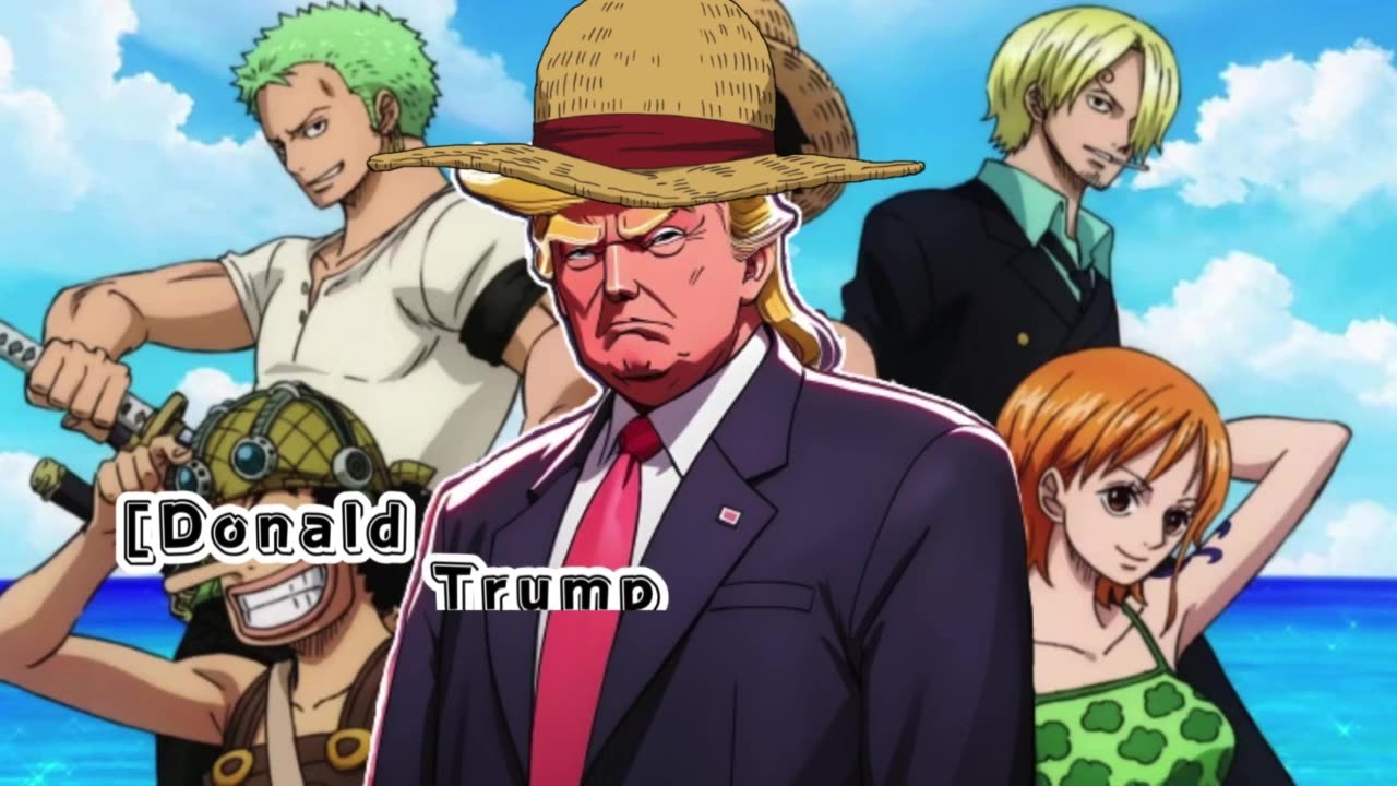 [Donald Trump sings/AI Cover] One Piece Opening 23 Da-iCE - DREAMIN' ON