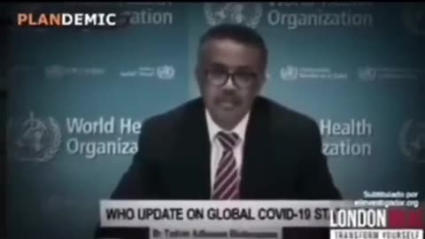 REMINDER⚠️‼️⚠️‼️⚠️‼️⚠️ TEDROS FROM THE WORLD HEALTH ORGANIZATION IS A WAR CRIMINAL LISTEN !!!