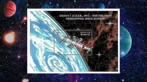 Astronomy and Space Stamps - Antigua and Barbuda - Part 1