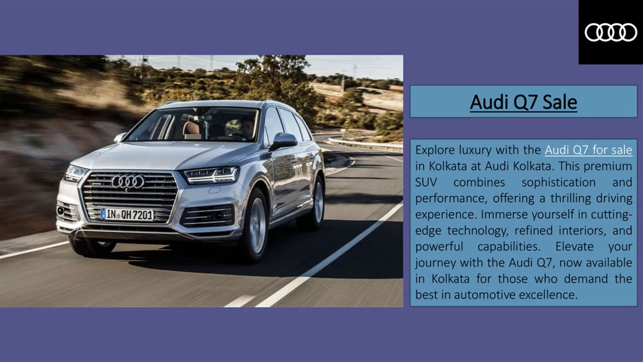 Audi Q7 Sale