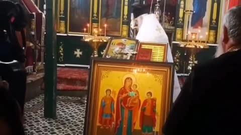 РОО «Аруаа» передали в дар Илорскому храму икону Божией матери