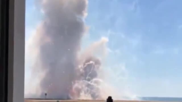 A Truck With Fireworks Exploded in Ocean City, Maryland.