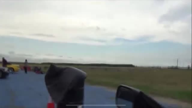 Scaring myself on the racetrack
