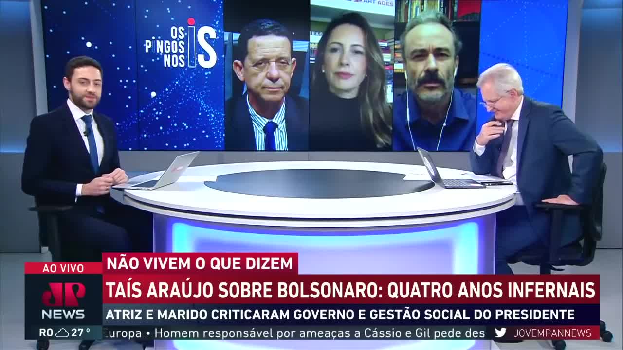 Taís Araújo expõe militância e chama governo Bolsonaro de "quatro anos infernais"