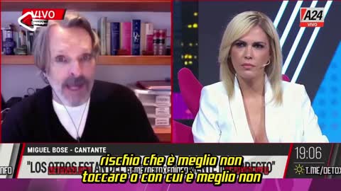 Miguel BOSE’ alla tv spagnola - Stiamo assistendo ad un genocidio planetario