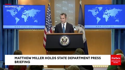 State Department Holds Press Briefing As Israel Expands Ground Operations In Southern Gaza