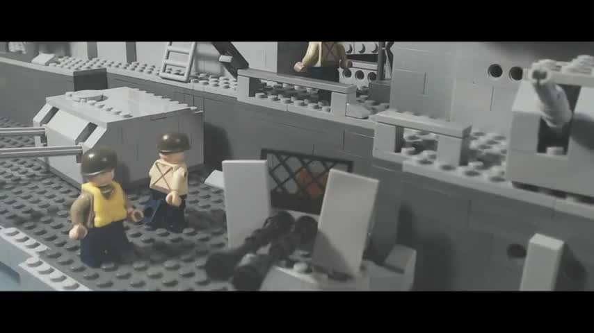 Battleship - WWII Lego Stopmotion