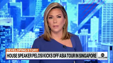 Pelosi begins trip to Asia with meetings in Singapore l ABCNL