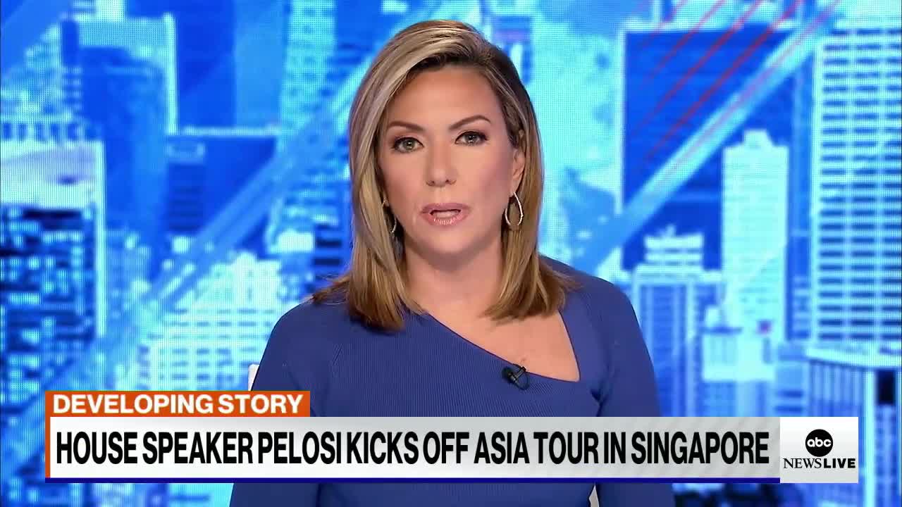 Pelosi begins trip to Asia with meetings in Singapore l ABCNL