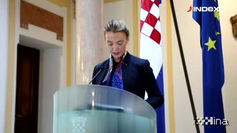 Konferencija za medije ministrice Marije Pejčinović Burić