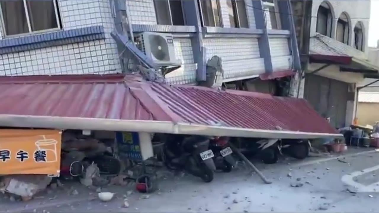 Video -7.5 Earthquake Taiwan