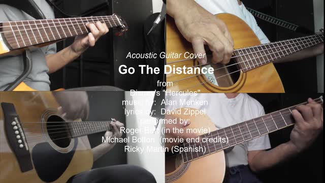 Guitar Learning Journey: Go The Distance instrumental (cover)