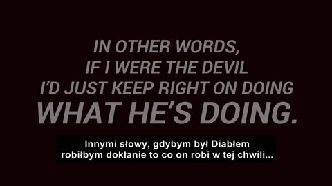 "Gdybym był Diabłem"...