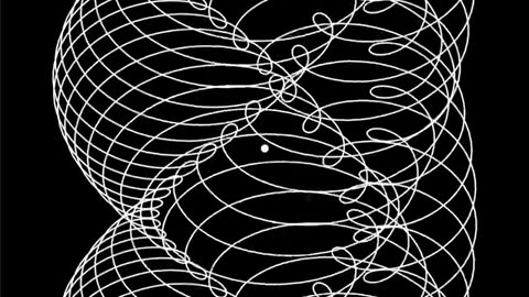 Multidimensional Spirograph _ Spinning forward or backward_ #shorts #4d #illusion