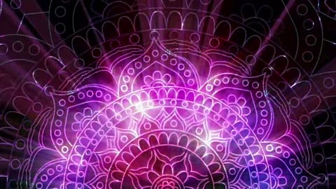 4K (No Sound) Mandala Lights Digital Art TV/PC Screensaver Background