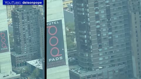 Un OVNI filmé en plein jour sur des immeubles de New York