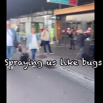 Spraying us like bugs