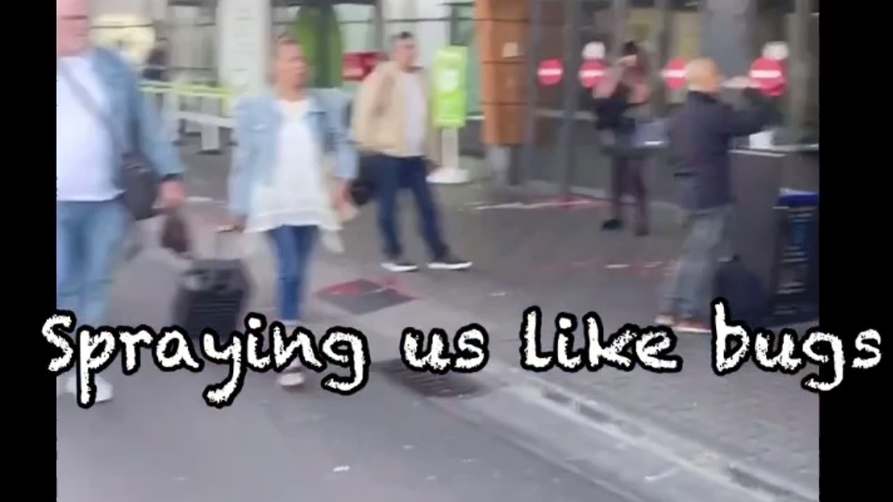 Spraying us like bugs