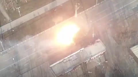 drone footage of the moment the Russia tank was destroyed | Hodge Podge