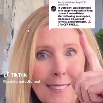 This girl was cured of cancer. (see description)