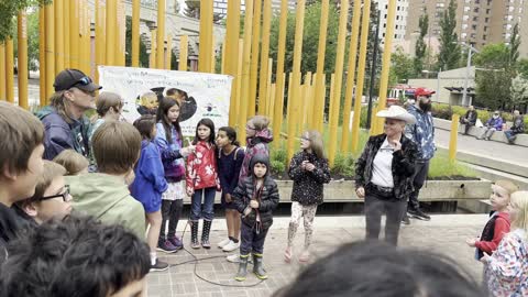 Children Confronting Pro-Abortion Rally at Street Church Calgary! Part 2