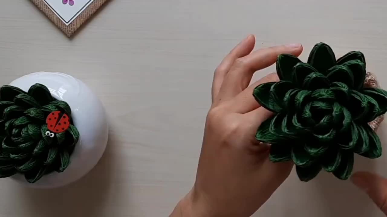 Paper plant making tutorial