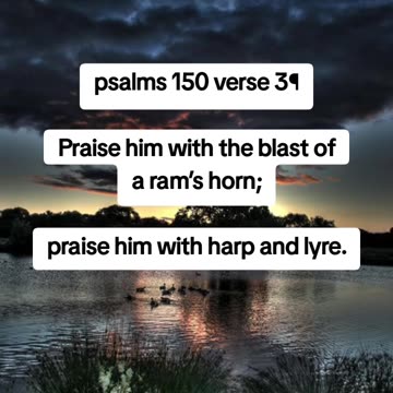 Psalms 150 verse 3