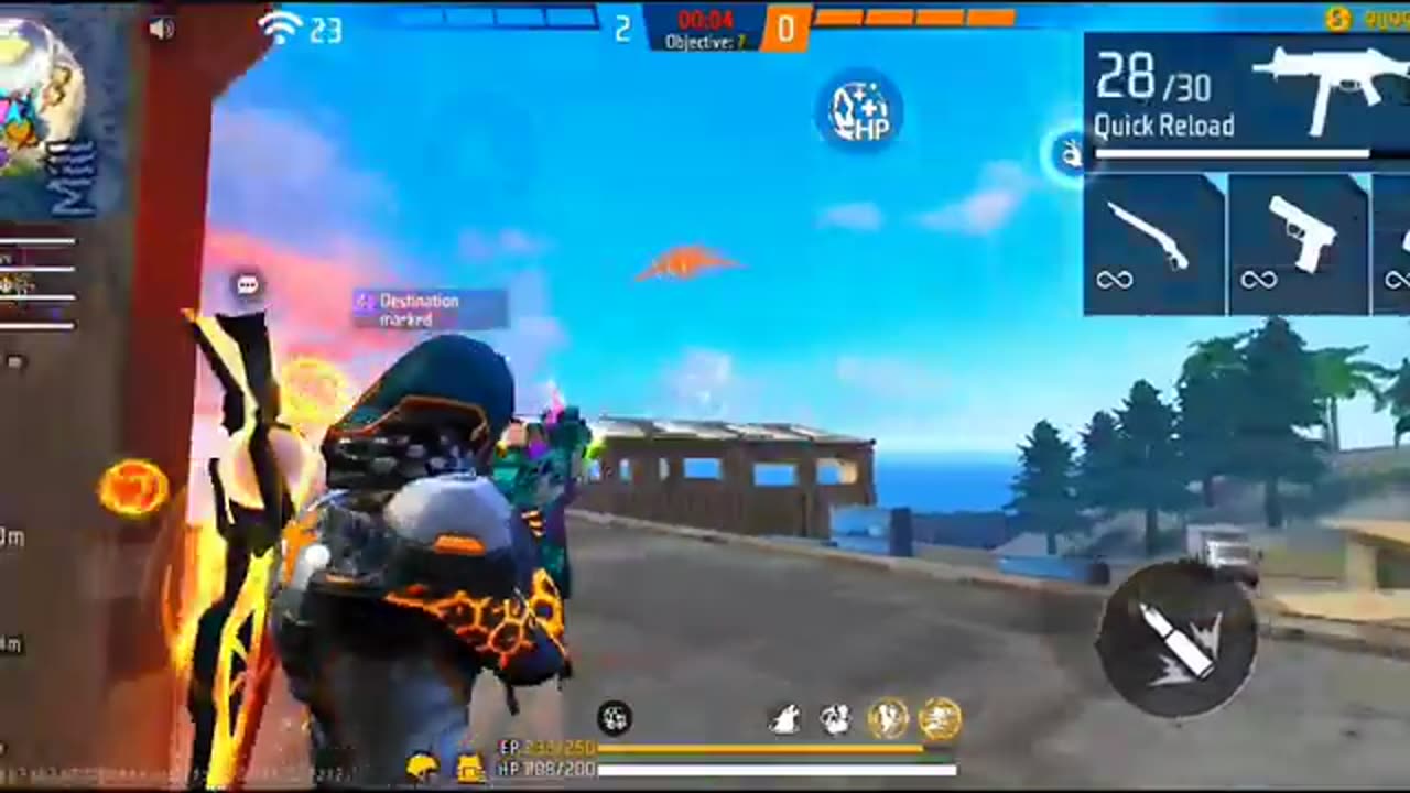 Free fire gameplay