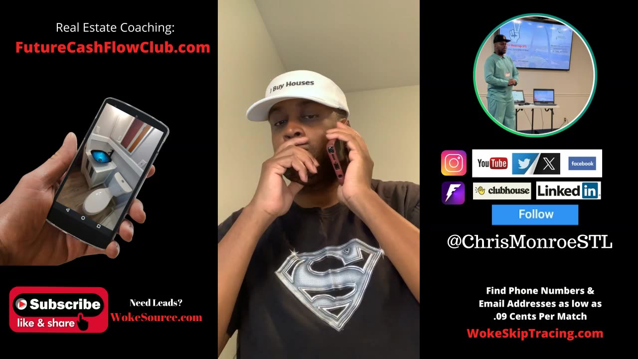 Real Estate Seller Calls w/ Chris Monroe From St Louis - FutureCashFlowClub.com