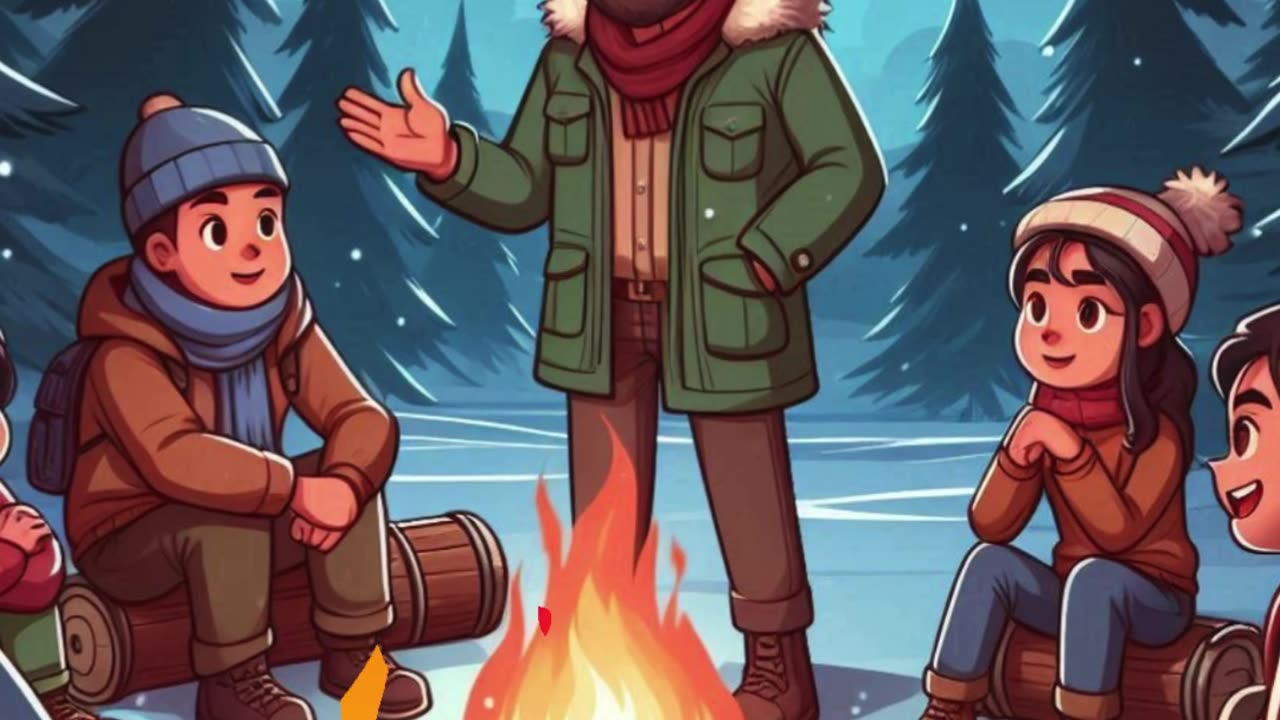 Fire is warm because it loves us