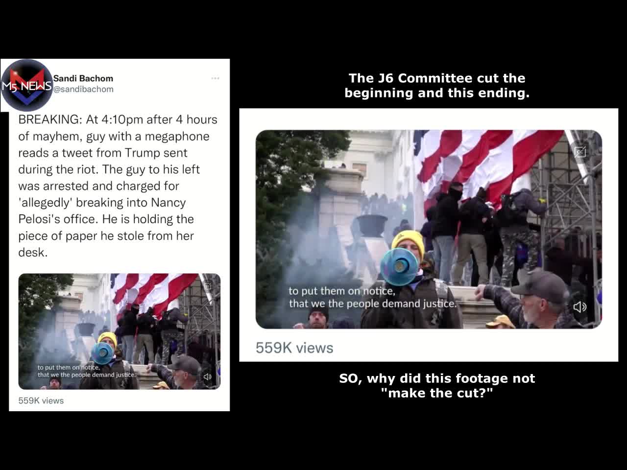 J6 Committee BUSTED MANIPULATING VIDEO FOR A NARRATIVE! Bonus at the end if you haven't seen it.