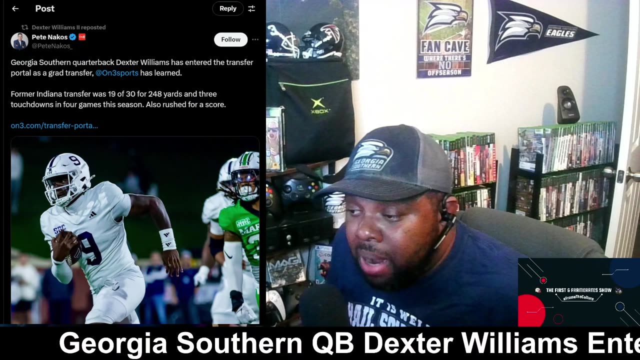 Georgia Southern QB Dexter Williams Enters Transfer Portal