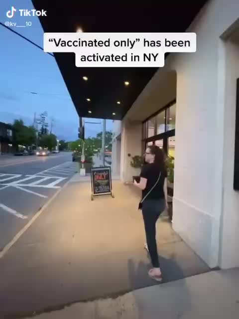 Vaccine Passport Segregation in New York City