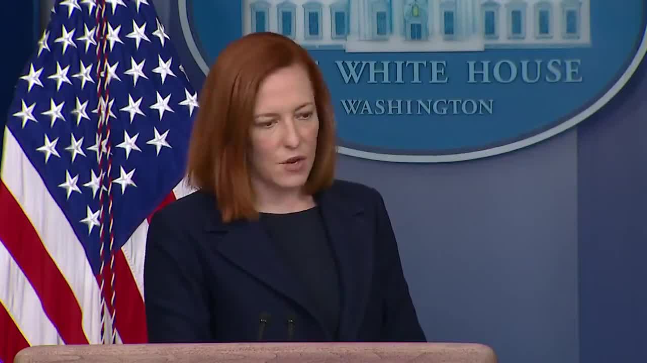 FLASHBACK - Psaki: "No Federal Mandate Requiring Everyone To Obtain A Single Vaccination Credential"