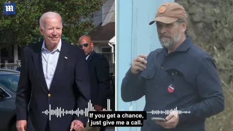 AUDIO ENVIADO DE JOE BIDEN A HUNTER BIDEN HABLA DE SUS NEGOCIOS.