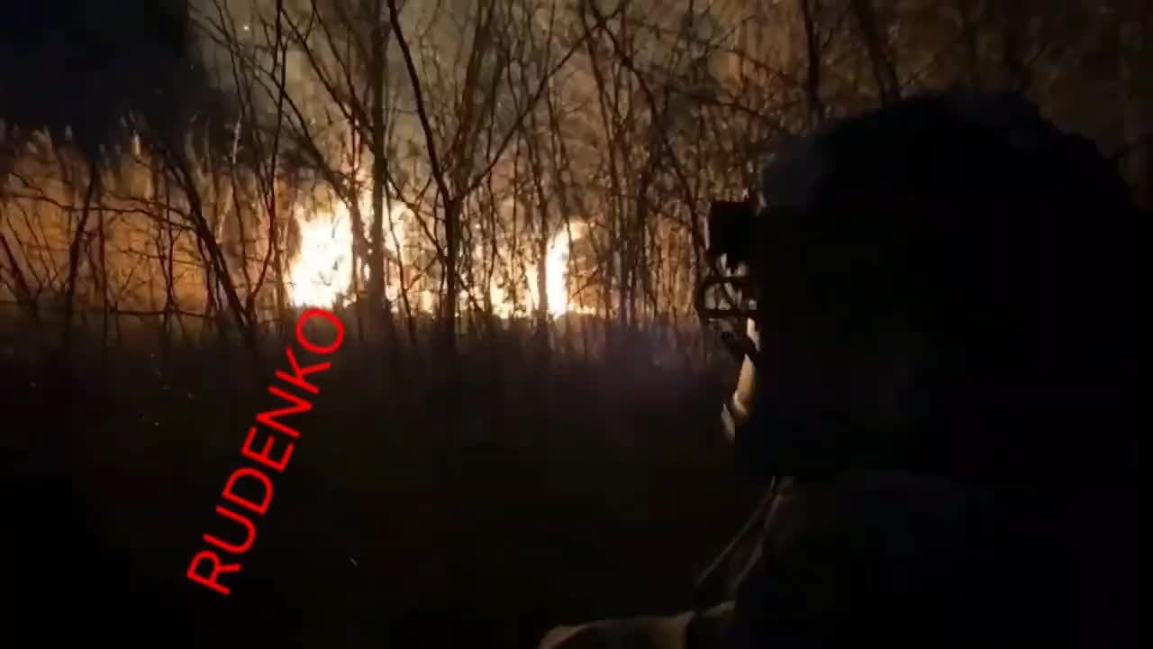 Night Operations By The Russians Somewhere In Ukraine