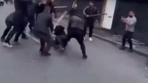 Allah's soldiers attack white British. Soon in your city.