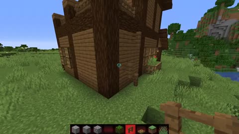 How to build a rustic Survival House in Minecraft ✨ Wooden Starterbase Tutorial ✨