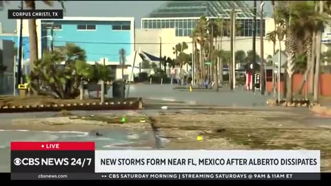 2 new storms forming near Florida, Mexico in wake of Alberto CBS News