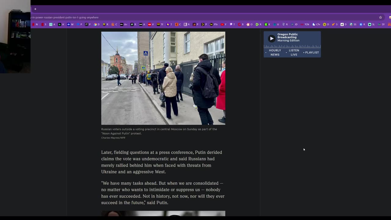 Putin wins re-election in Russia election in 204