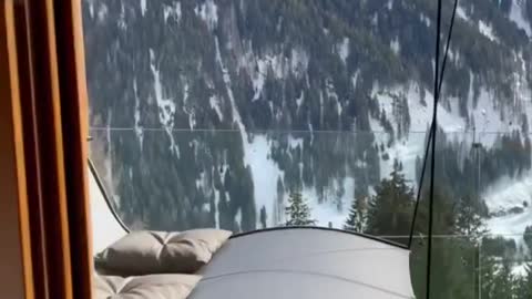 Hanging beds and swings make vacationing here very comfortable.