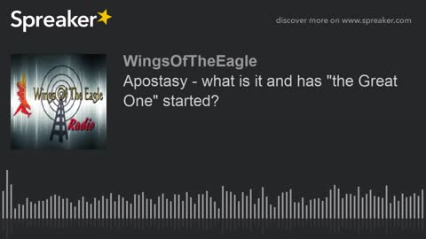 Apostasy - what is it and has "the Great One" started?