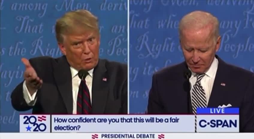 Trump to Biden “We’ve caught them, we’ve caught them all, we’ve got it all on tape"
